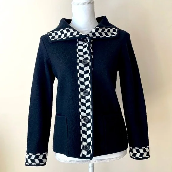 Talbots Wool Knit Cardigan Jacket - Picture 1 of 9